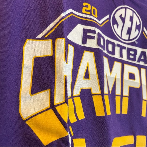 LSU Tigers Men’s SEC Champions Shirt Size XL - Picture 4 of 5